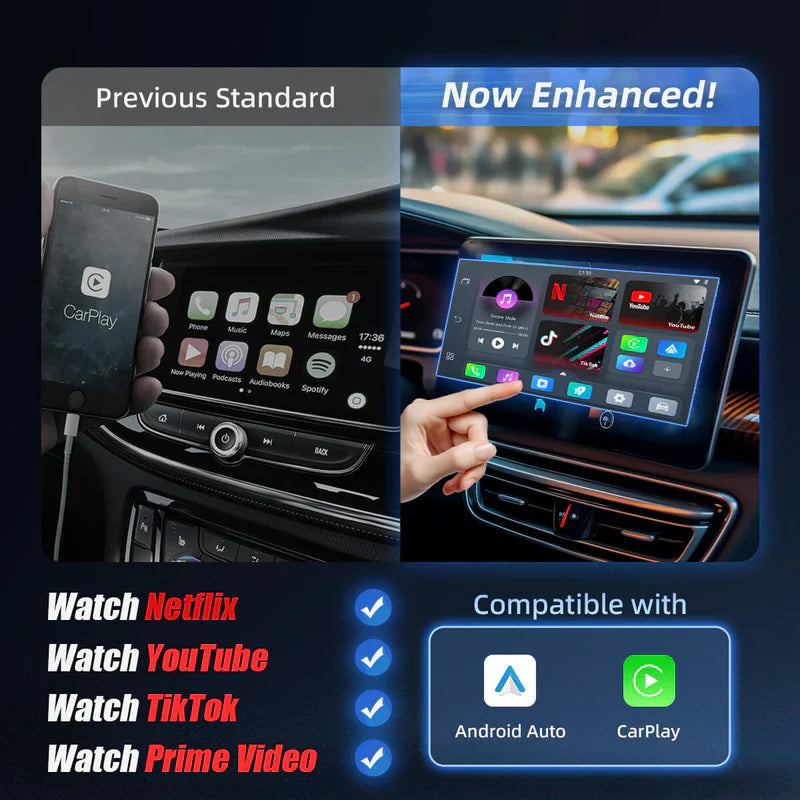 Play2Video Pro Wireless CarPlay/ Android Auto All-in-one Adapter