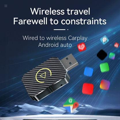 New 2 in 1 Wireless CarPlay Android Auto Wireless Adapter