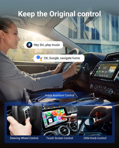 Play2Video Pro Wireless CarPlay/ Android Auto All-in-one Adapter