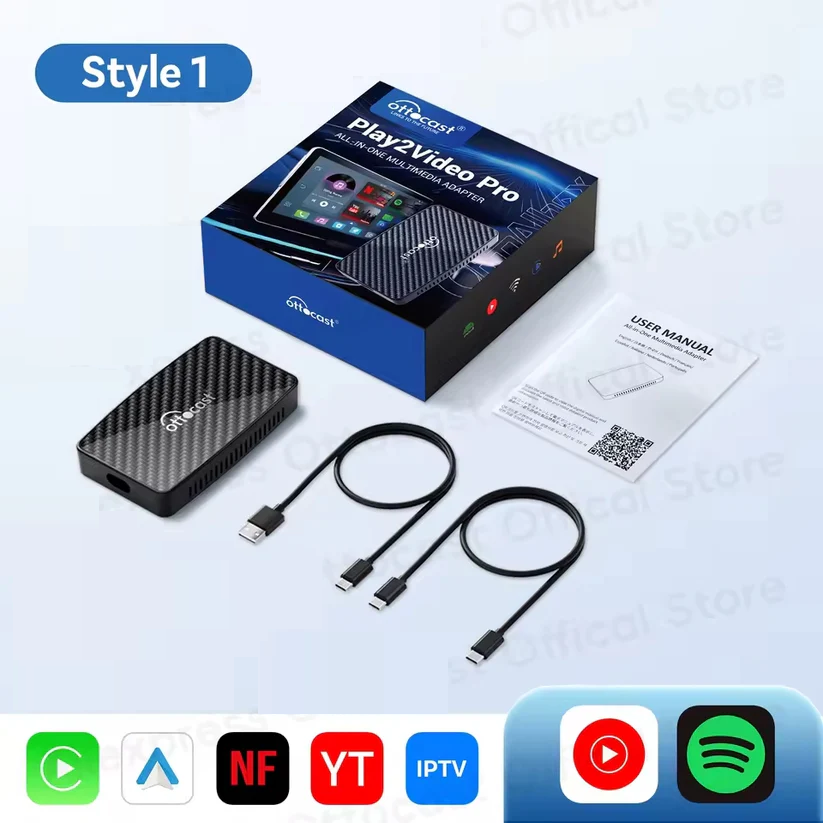 Play2Video Pro Wireless CarPlay/ Android Auto Adapter